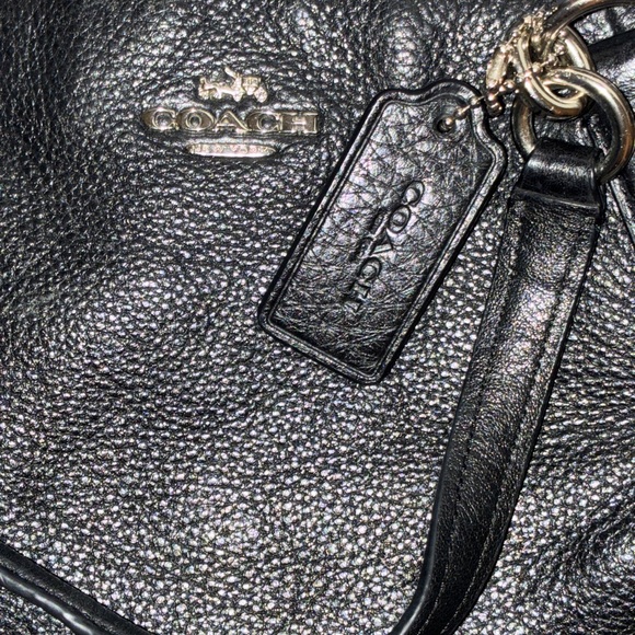 Coach Black Leather Shoulder Bag - Picture 7 of 7